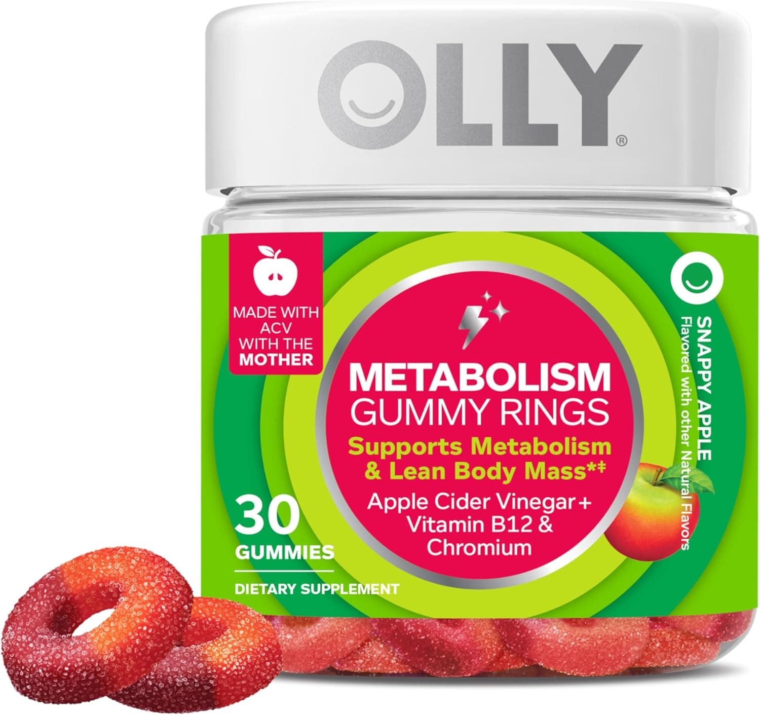 OLLY Metabolism Gummy Rings